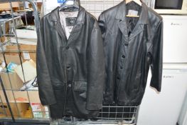 Two Gents Leather Coats