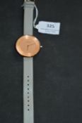 Skagen of Denmark Ladies Wristwatch with Grey Leat