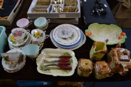 Assortment of Pottery Items, Cottage Tea Set, Besw