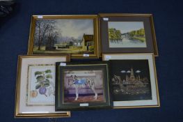 Assortment of Gilt Framed Pictures