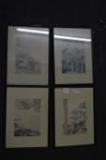 Four Chinese Prints