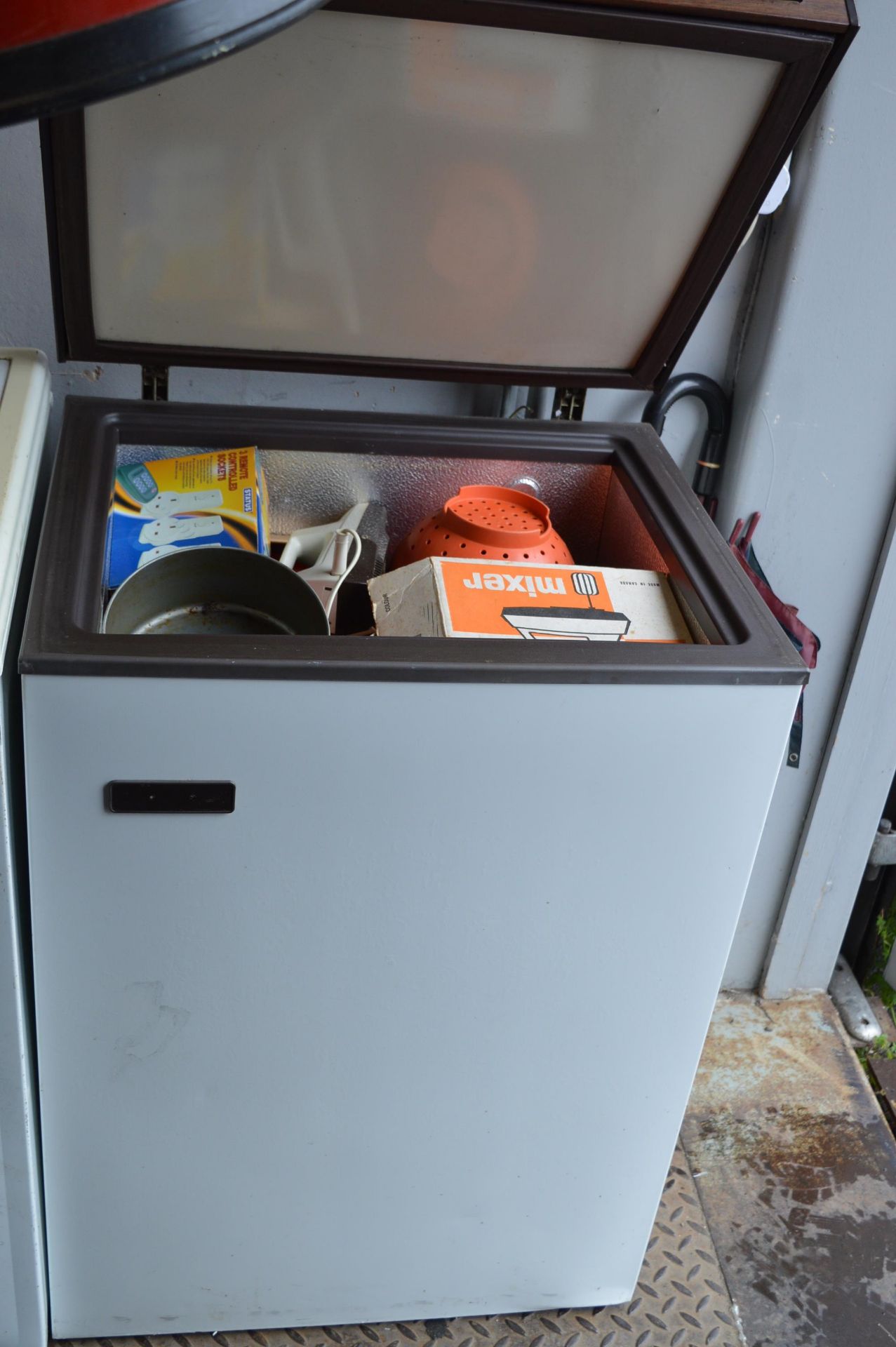 Small Chest Freezer and Contents