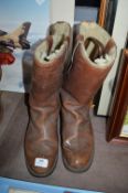 Pair of Leather Working Boots