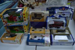 Collection of Diecast Model Vehicles Including Cor