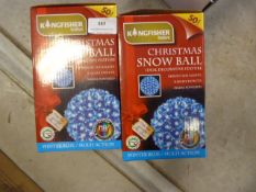 *Two Christmas SnowBalls