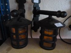 Pair of Wall Mounted Lamps