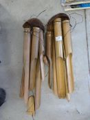 *Two Bamboo and Coconut Wind Chimes