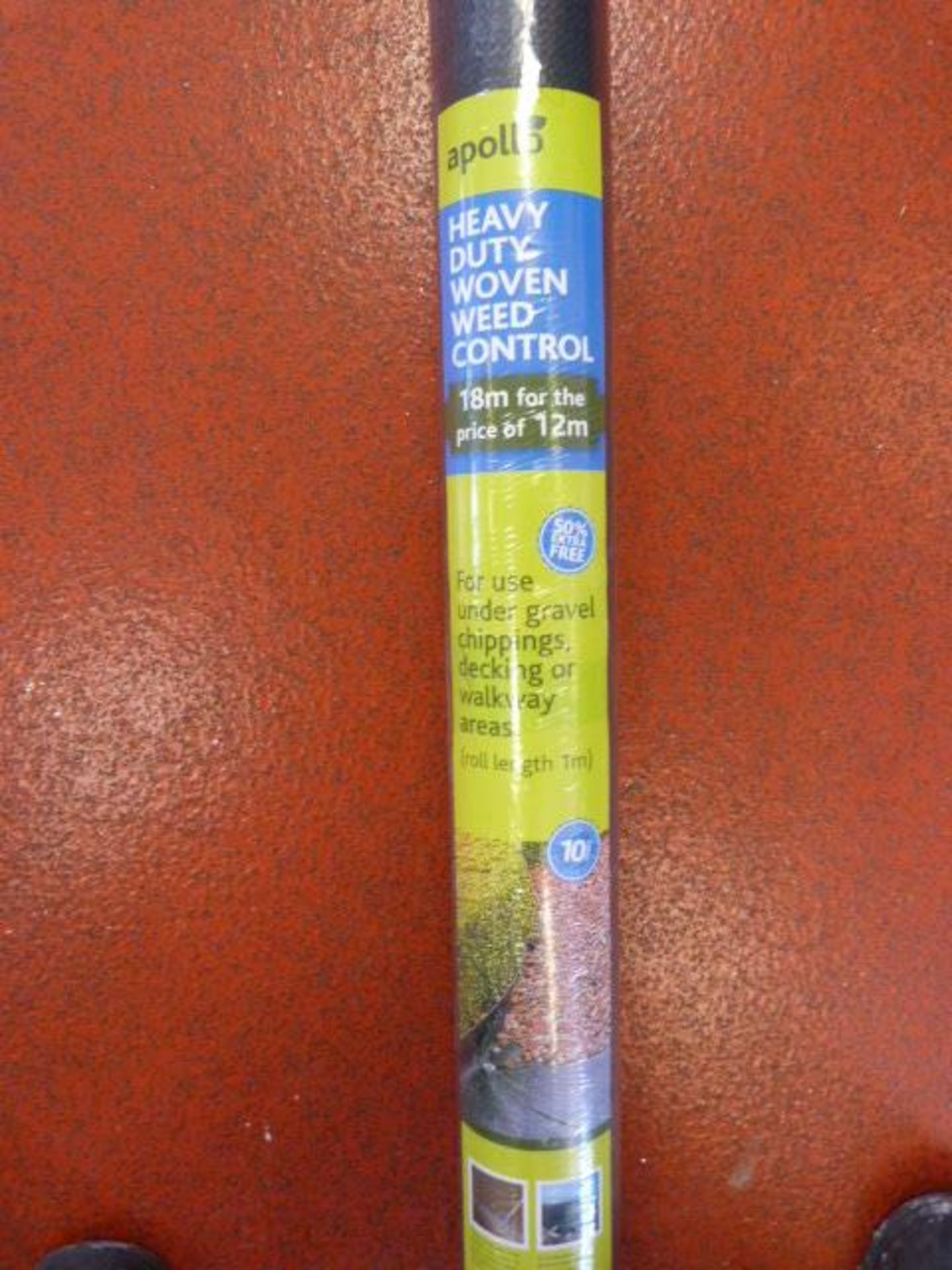 *18x1m Roll of Heavy Duty Woven Weed Control