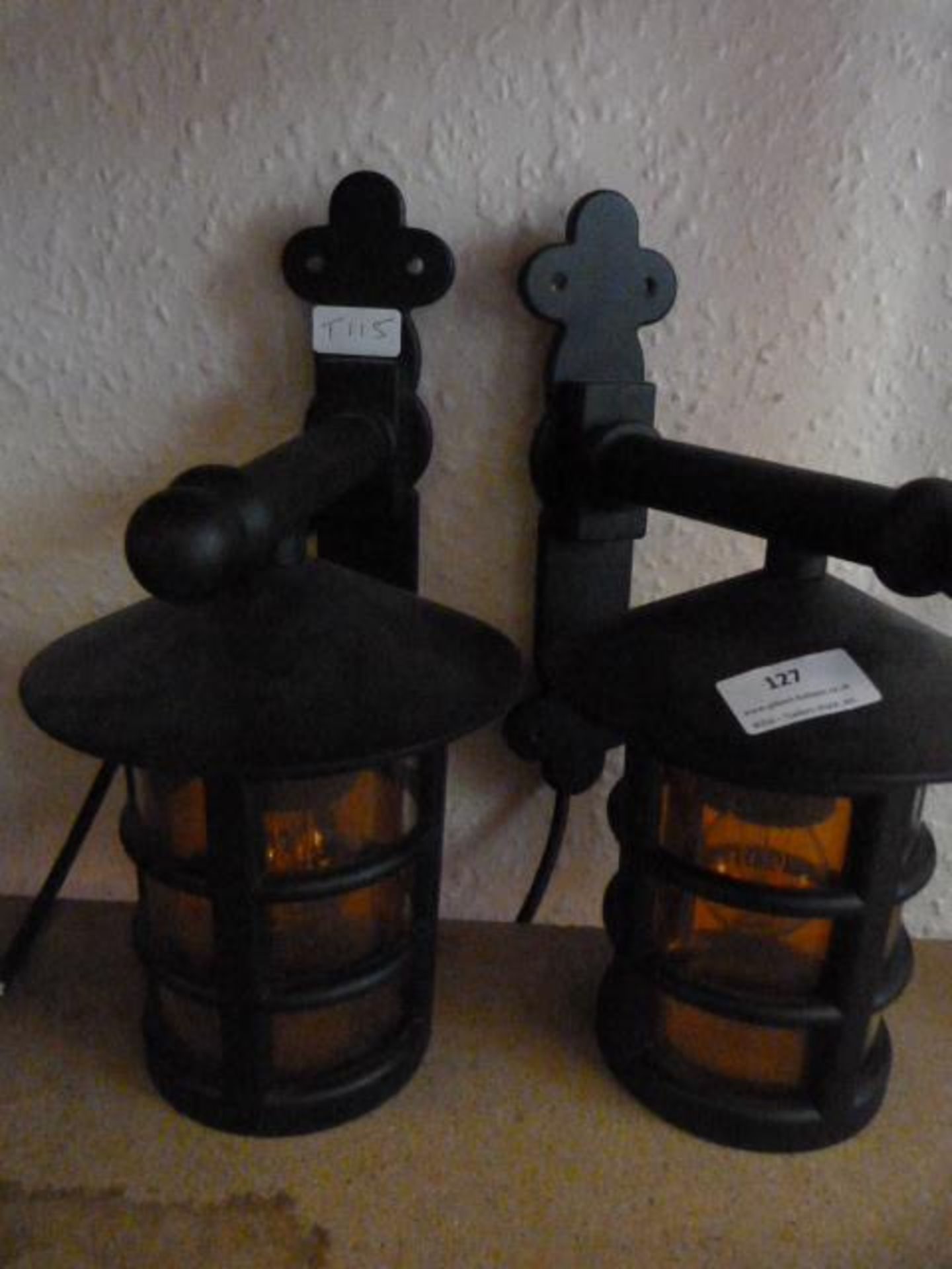 Pair of Wall Mounted Lamps