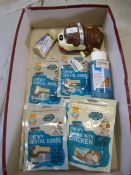 *Box of Chewy Dental Bones, Dog Shampoo, Marrow Bo