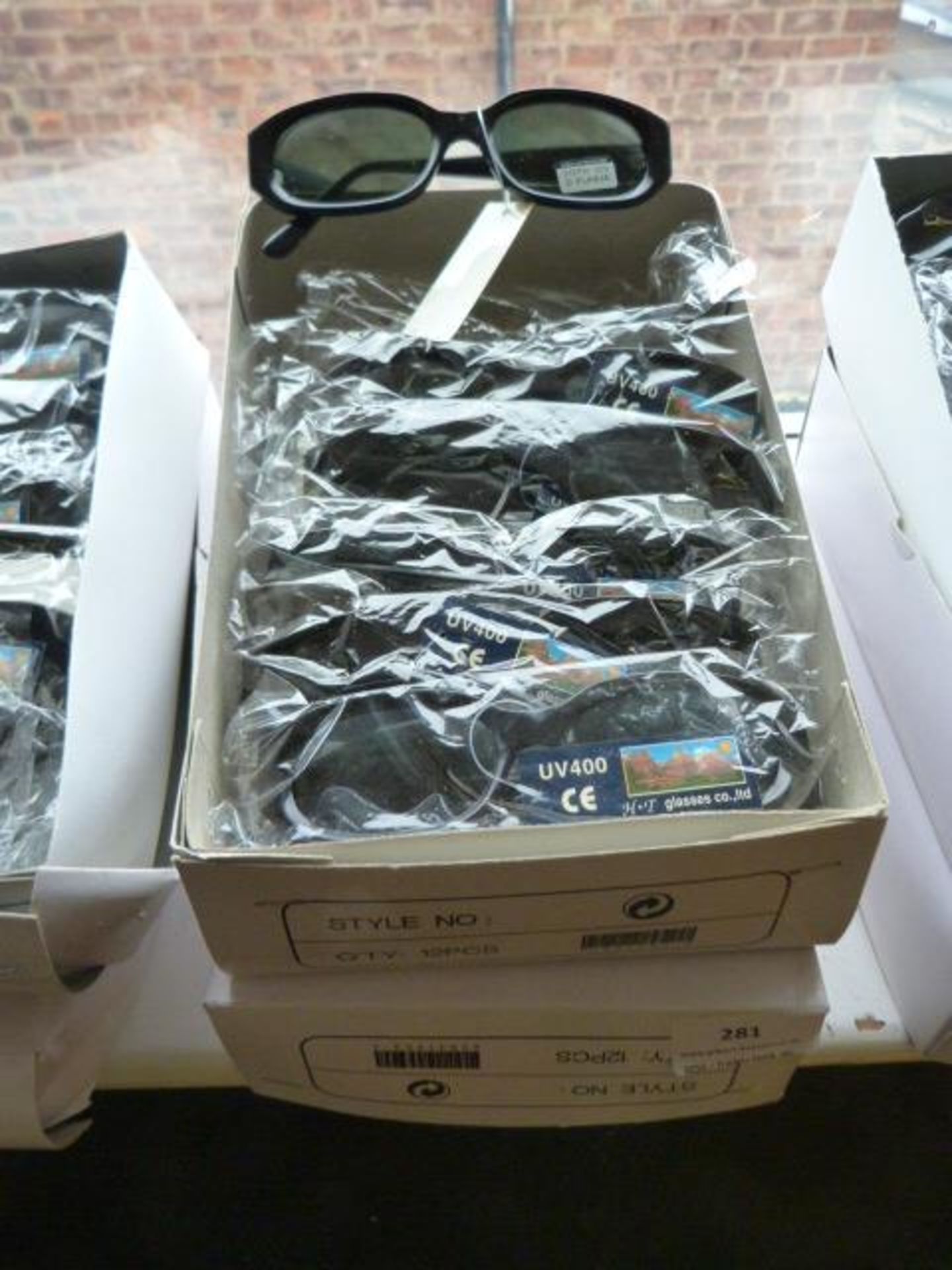 Two Boxes of 12 UV400 Sunglasses