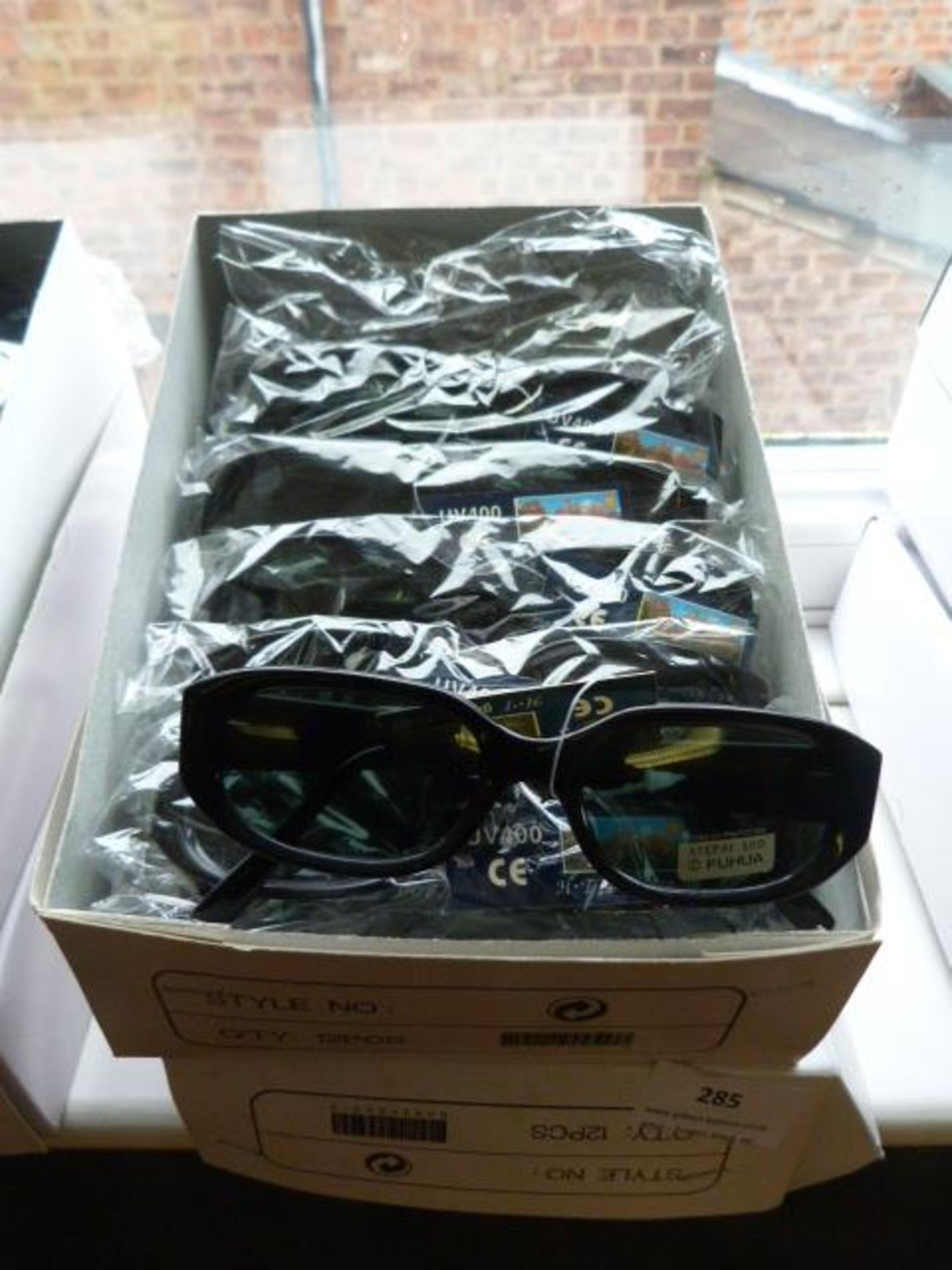 Two Boxes of 12 UV400 Sunglasses