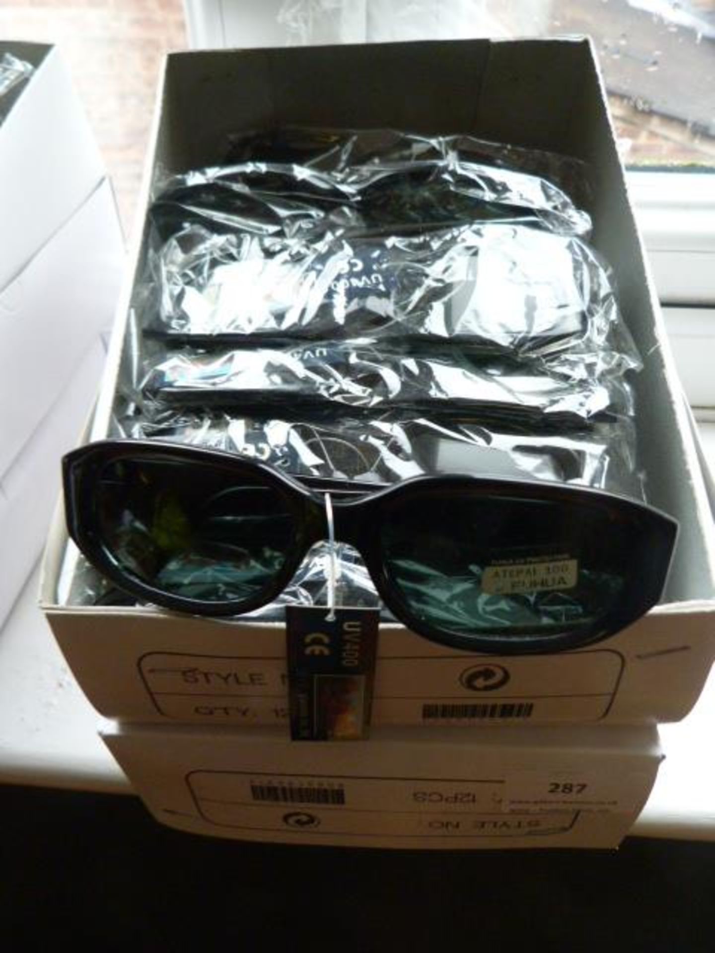 Two Boxes of 12 UV400 Sunglasses