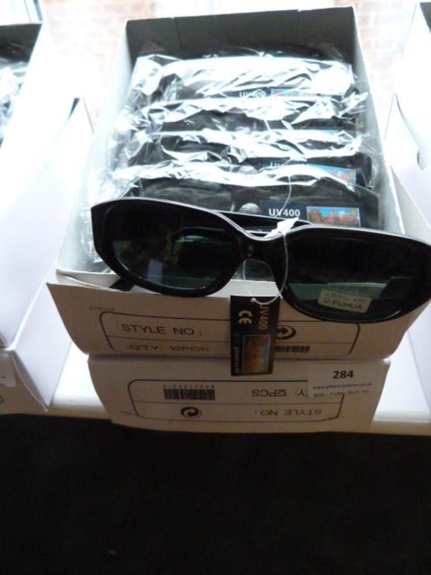 Two Boxes of 12 UV400 Sunglasses