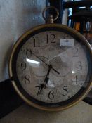 Pocket Watch Style Battery Powered Wall Clock