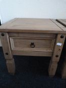 Small Modern Pine Side Table 54x54x55cm