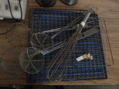 *Small Quantity of Cooking Utensils, Baking Tray,