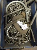 *Box of Assorted U-Shaped Threaded Brackets