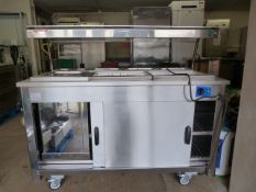 *Moffat VCCV4 Bain Marie with Hot Cupboard and Over Head Warmer