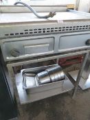 Hot Plate on Stand and a Quantity of Stainless Ste