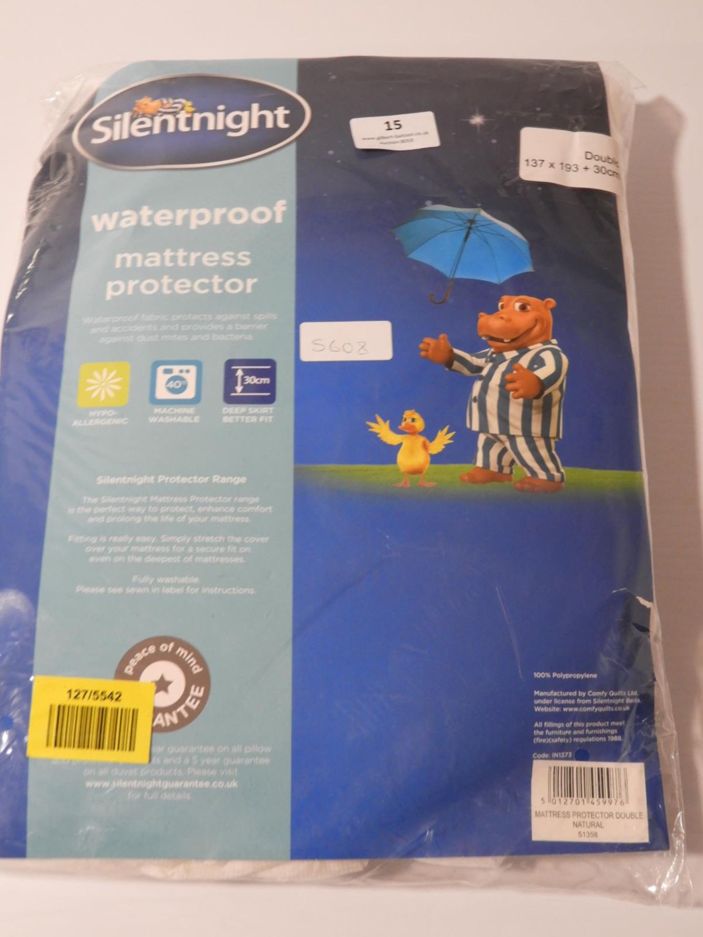 Silentnight Waterproof Mattress Protector (Double)