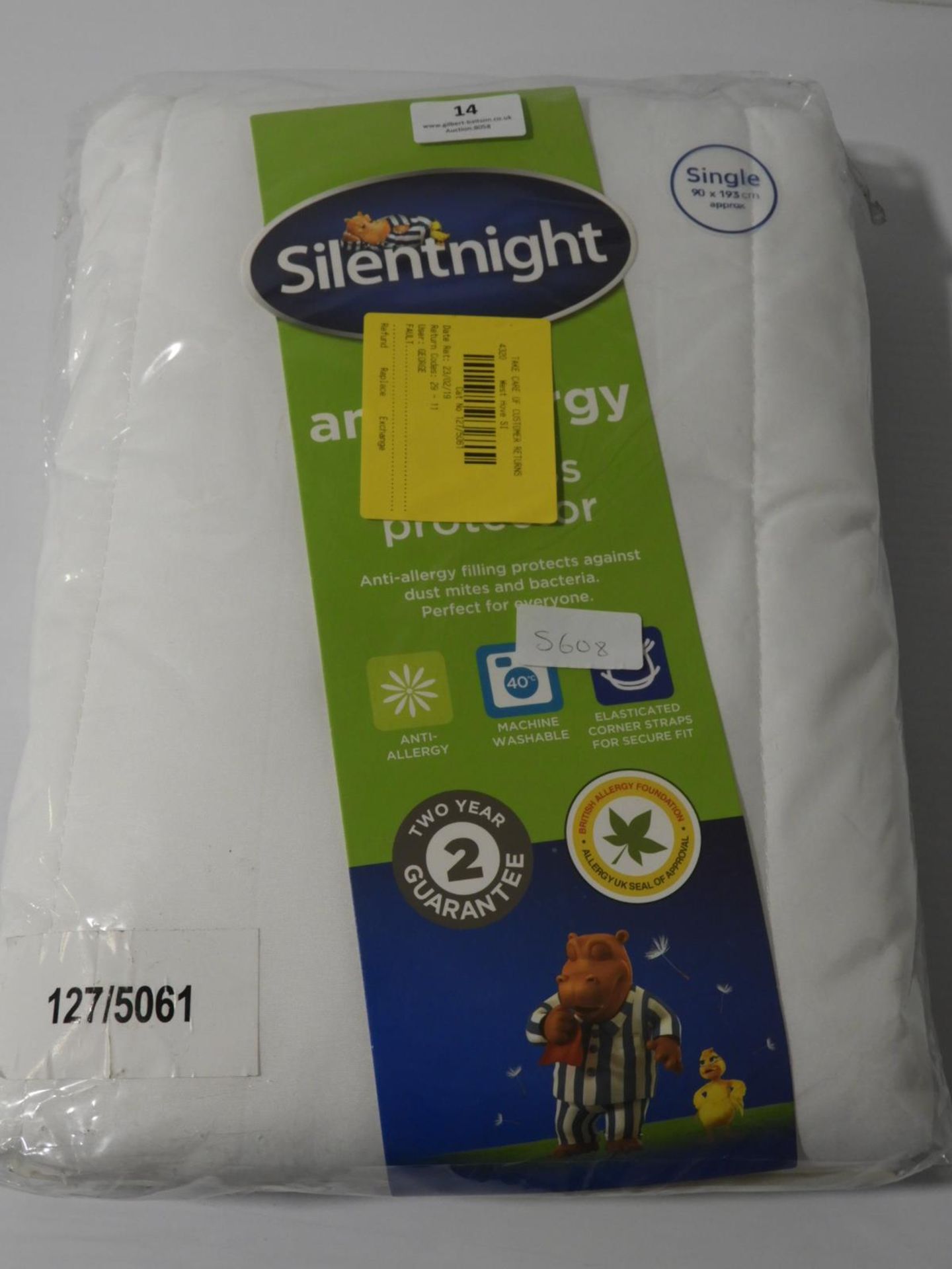 Silentnight Anti Allergy Mattress Protector (Singl