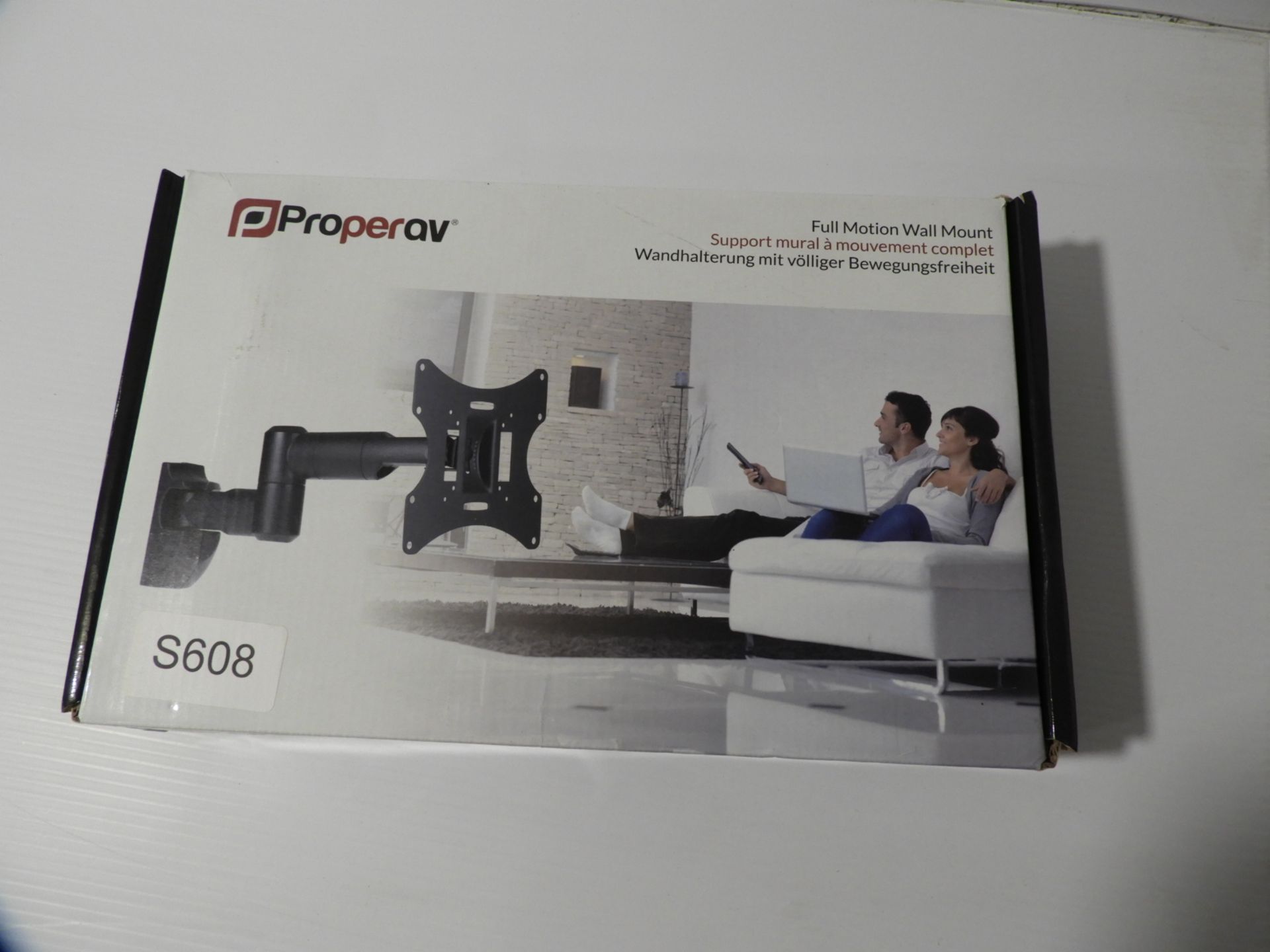 Proper AV Full Motion Wall Mount TV Bracket (to Su