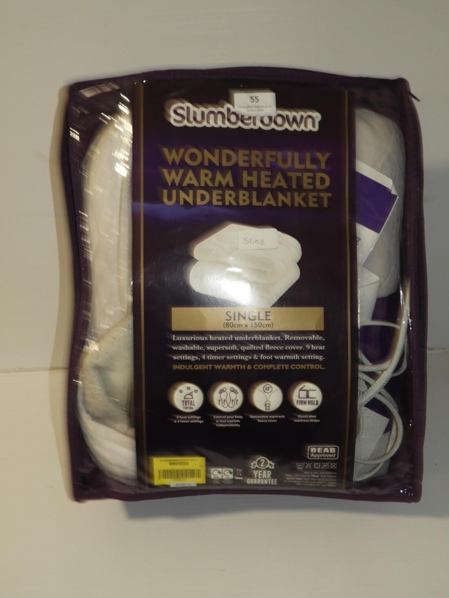 Slumberdown "Wonderfully Warm" Heated Underblanket