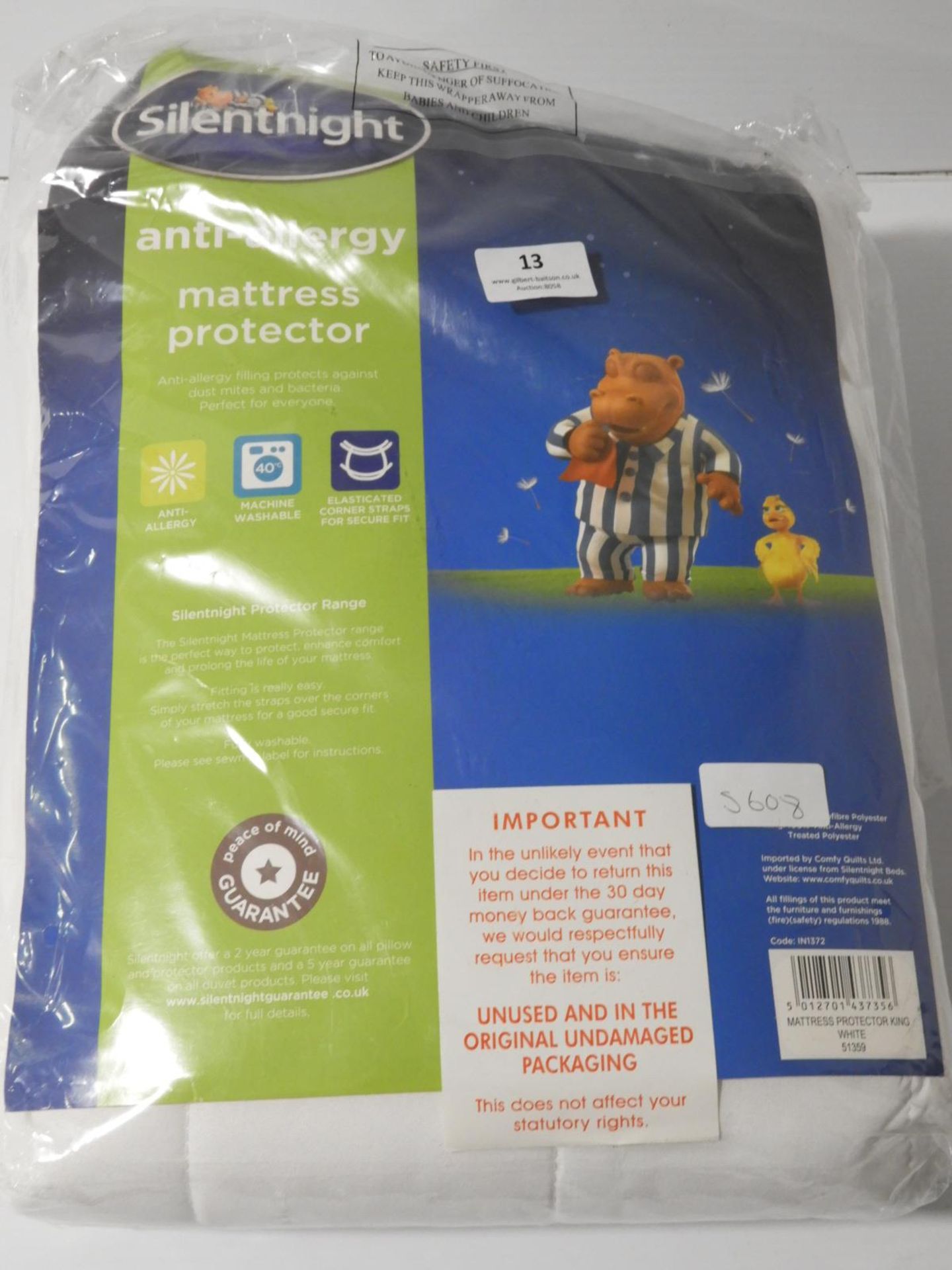 Silentnight Anti Allergy Mattress Protector (King