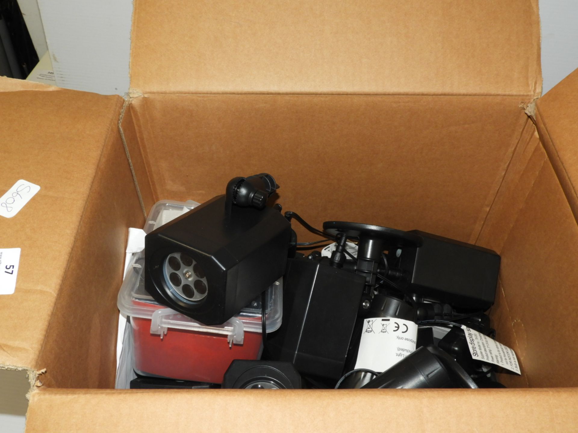 Box Containing Assorted Laser Light Effect Shows