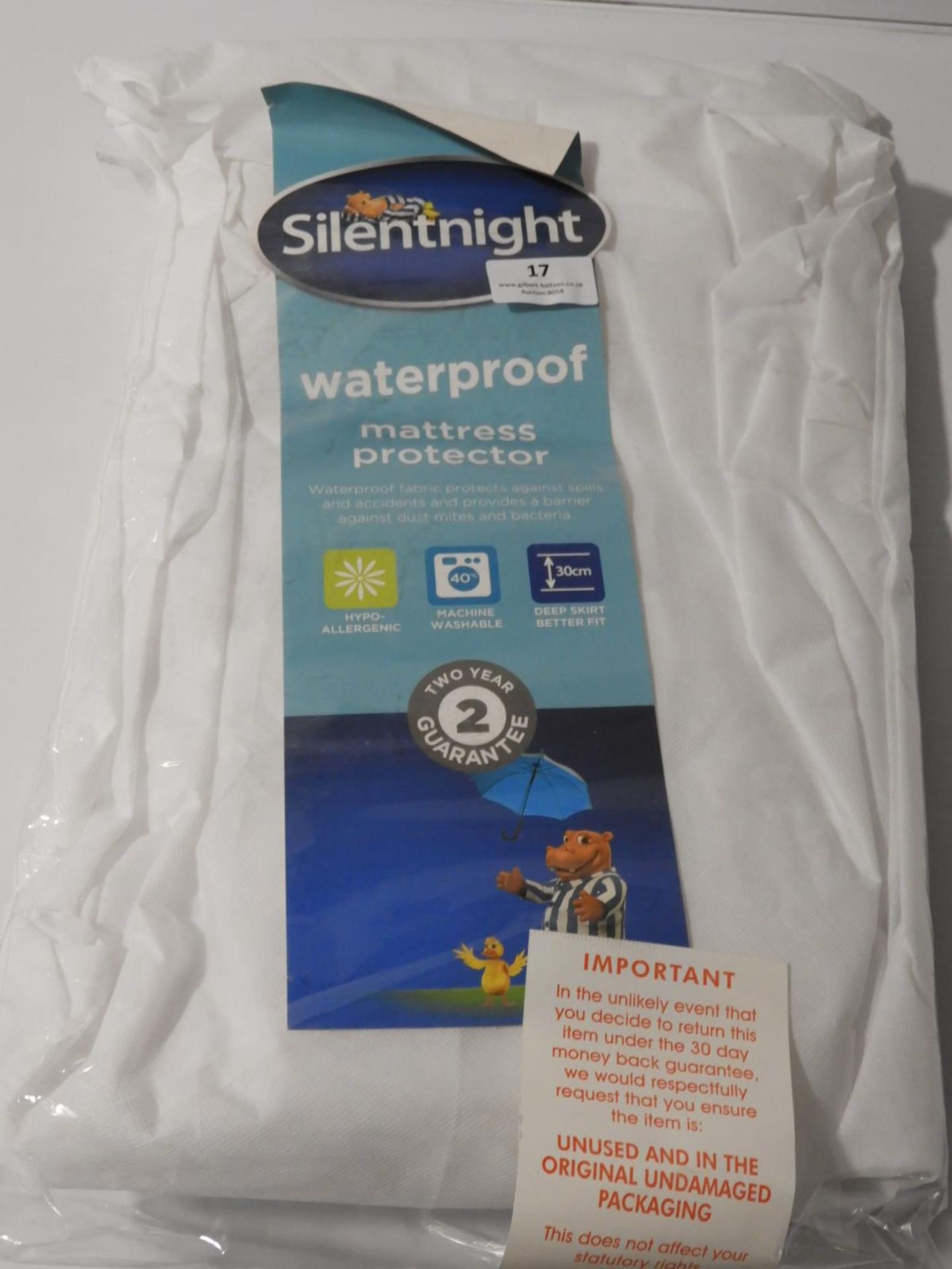 Silentnight Waterproof Mattress Protector (Double)