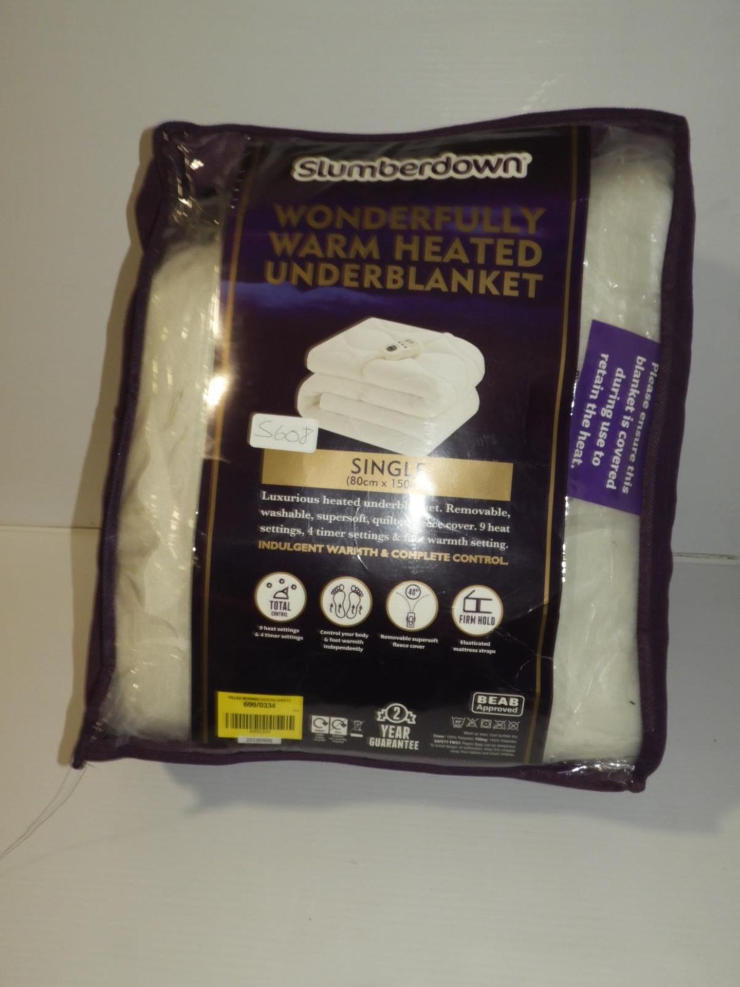 Slumberdown "Wonderfully Warm" Heated Underblanket