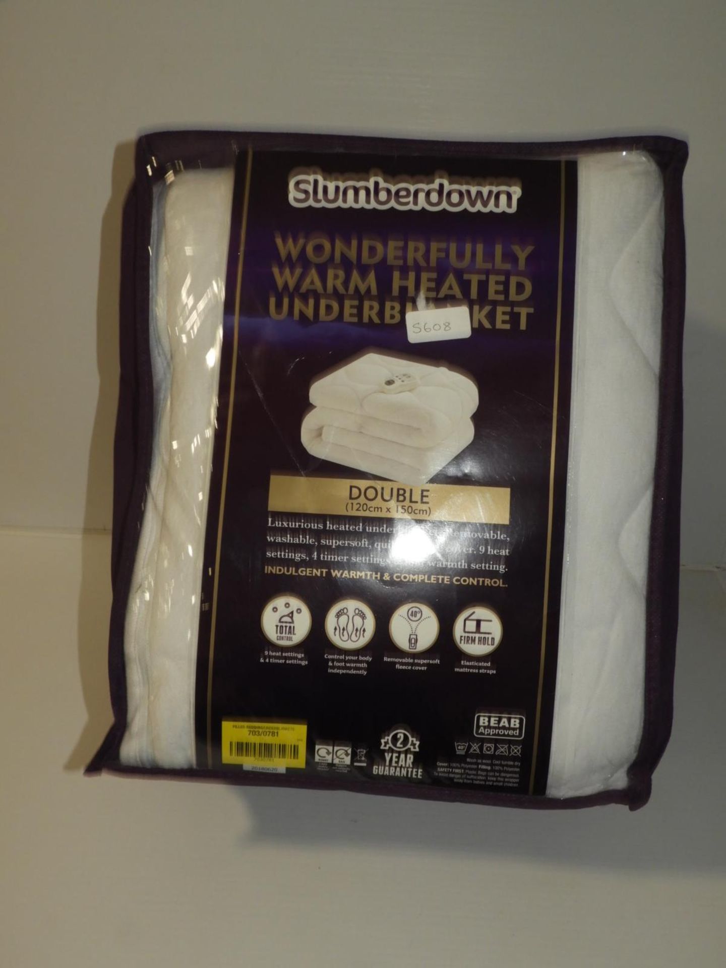 Slumberdown "Wonderfully Warm" Heated Underblanket