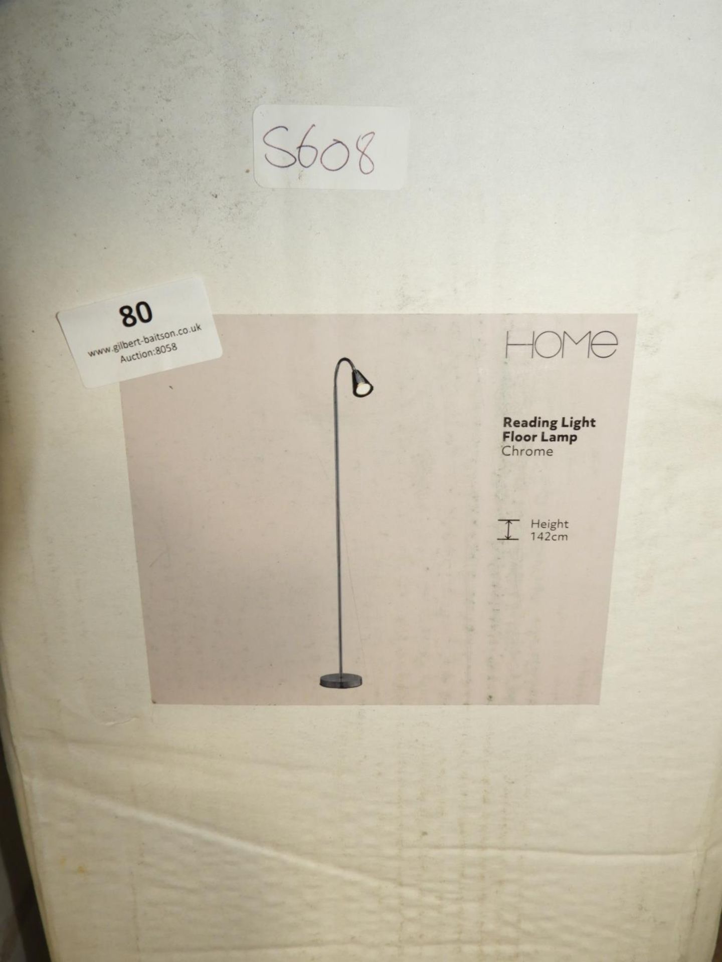 Reading Floor Lamp (Chrome)