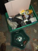 *Box Containing Assorted Garden Accessories, Tools