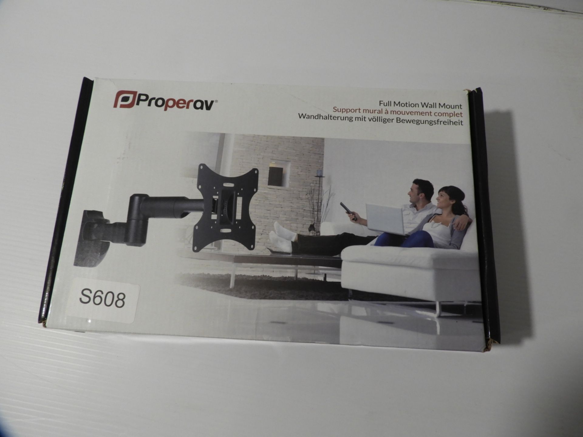 Proper AV Full Motion Wall Mount TV Bracket (to Su