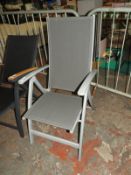 Folding Garden Chair (Grey)