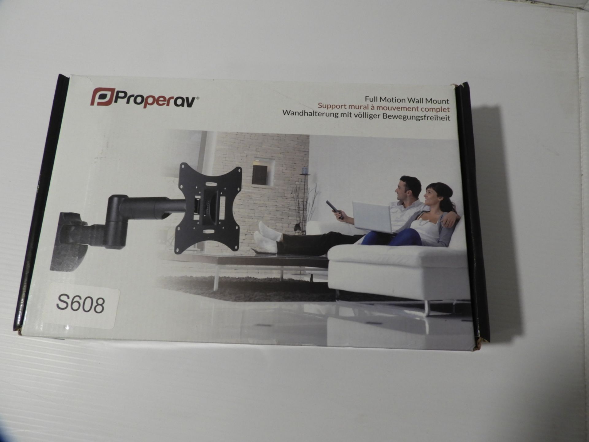 Proper AV Full Motion Wall Mount TV Bracket (to Su