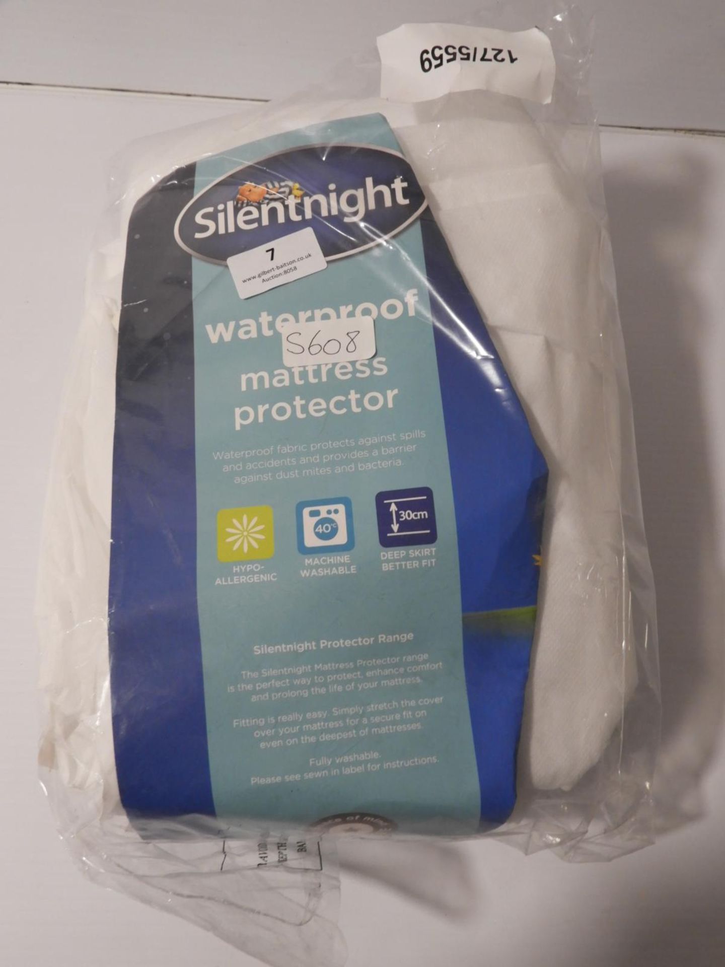 Silentnight Waterproof Mattress Protector (King Si