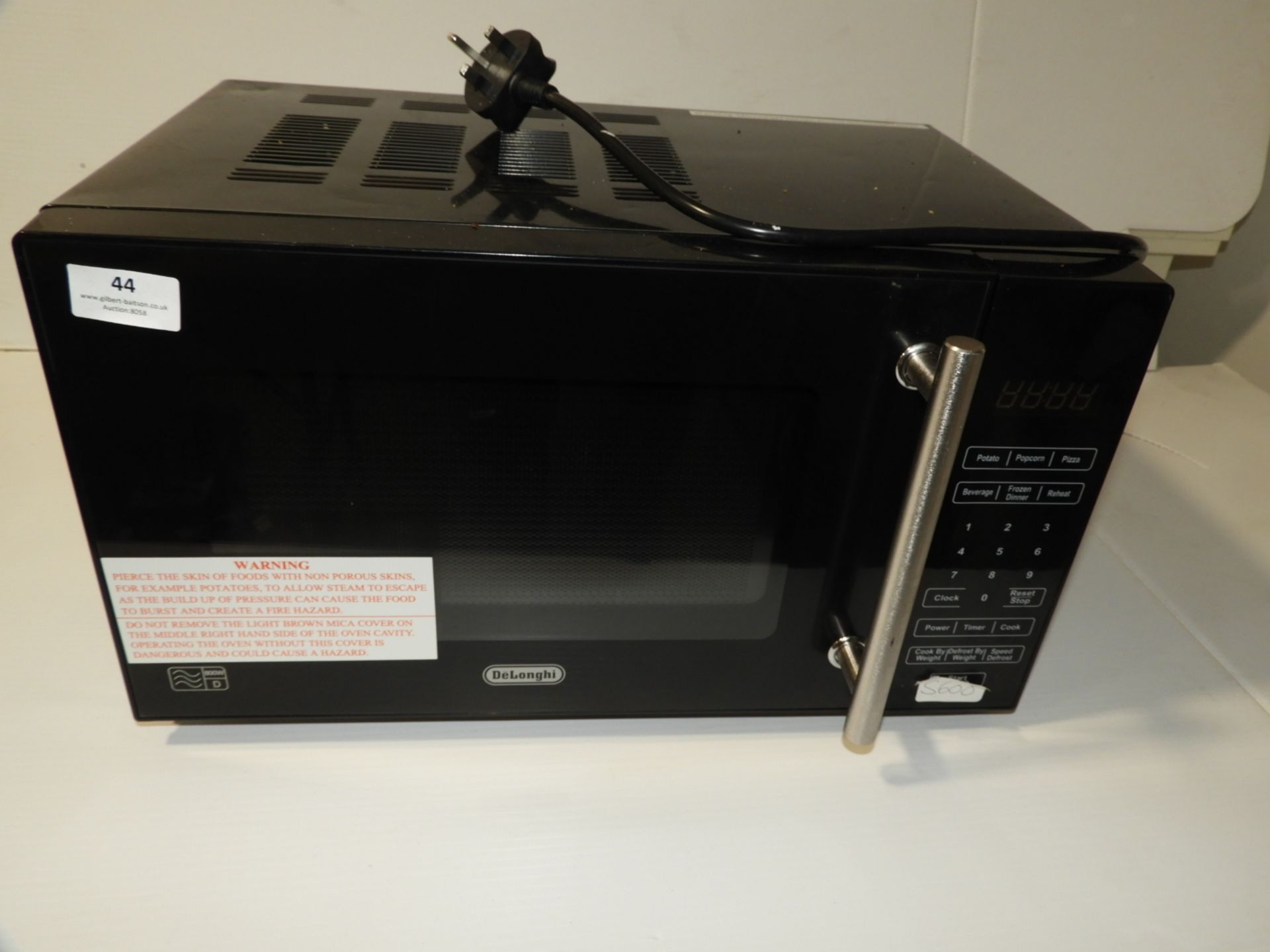 Delonghi 800w Microwave Oven