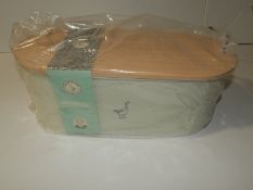 *Cream Enamel & Beech Bread Bin