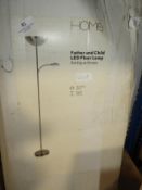 Father & Child LED Floor Lamp (Antique Brass)