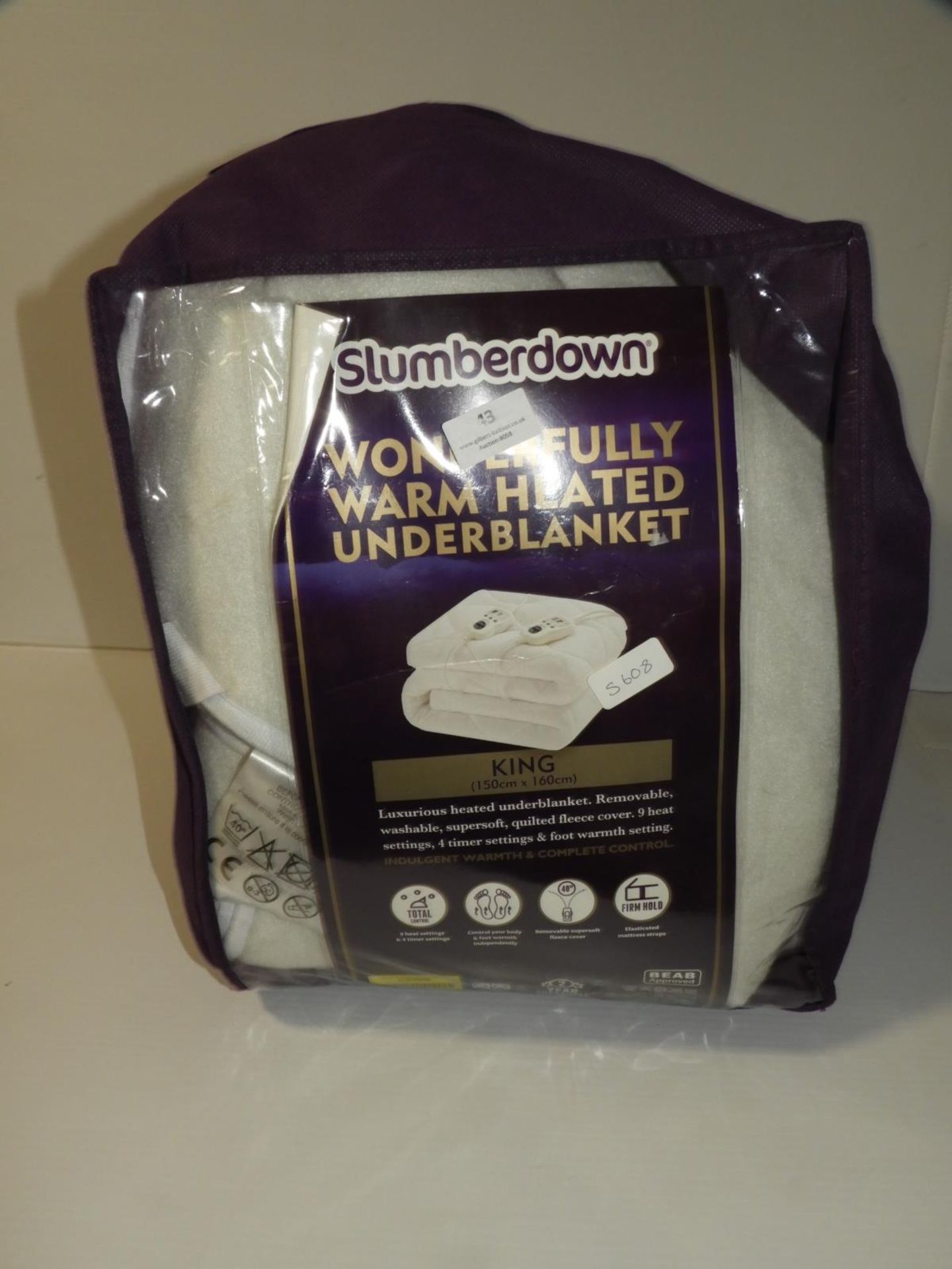 Slumberdown "Wonderfully Warm" Heated Underblanket