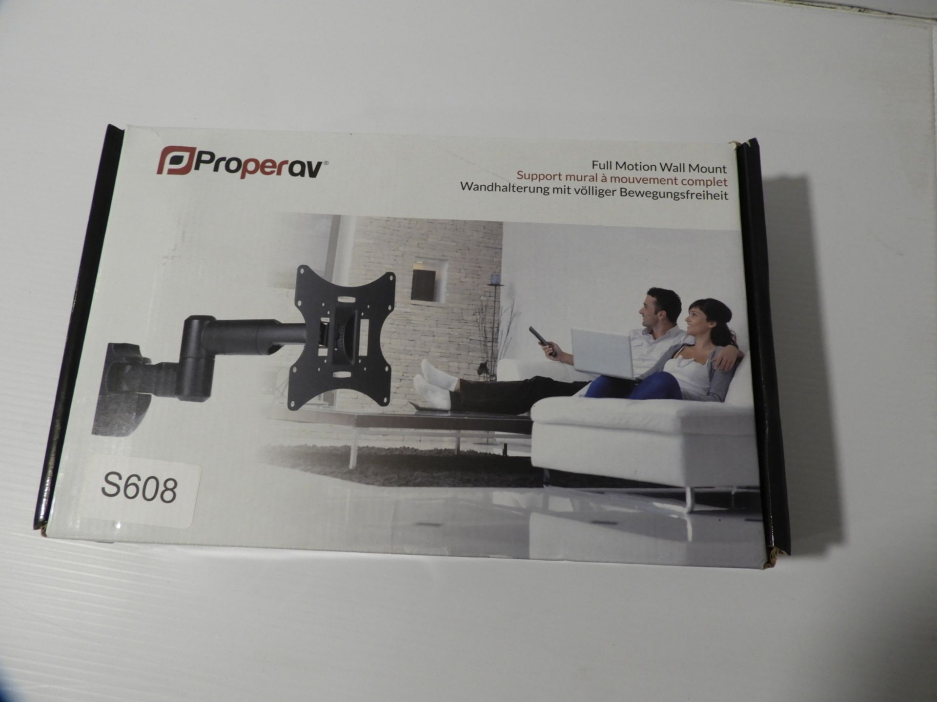 Proper AV Full Motion Wall Mount TV Bracket (to Su