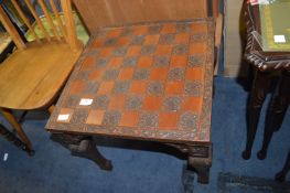 Coffee Table with Chess Board Top