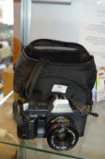 Canon T70 Camera with Case and Accessories