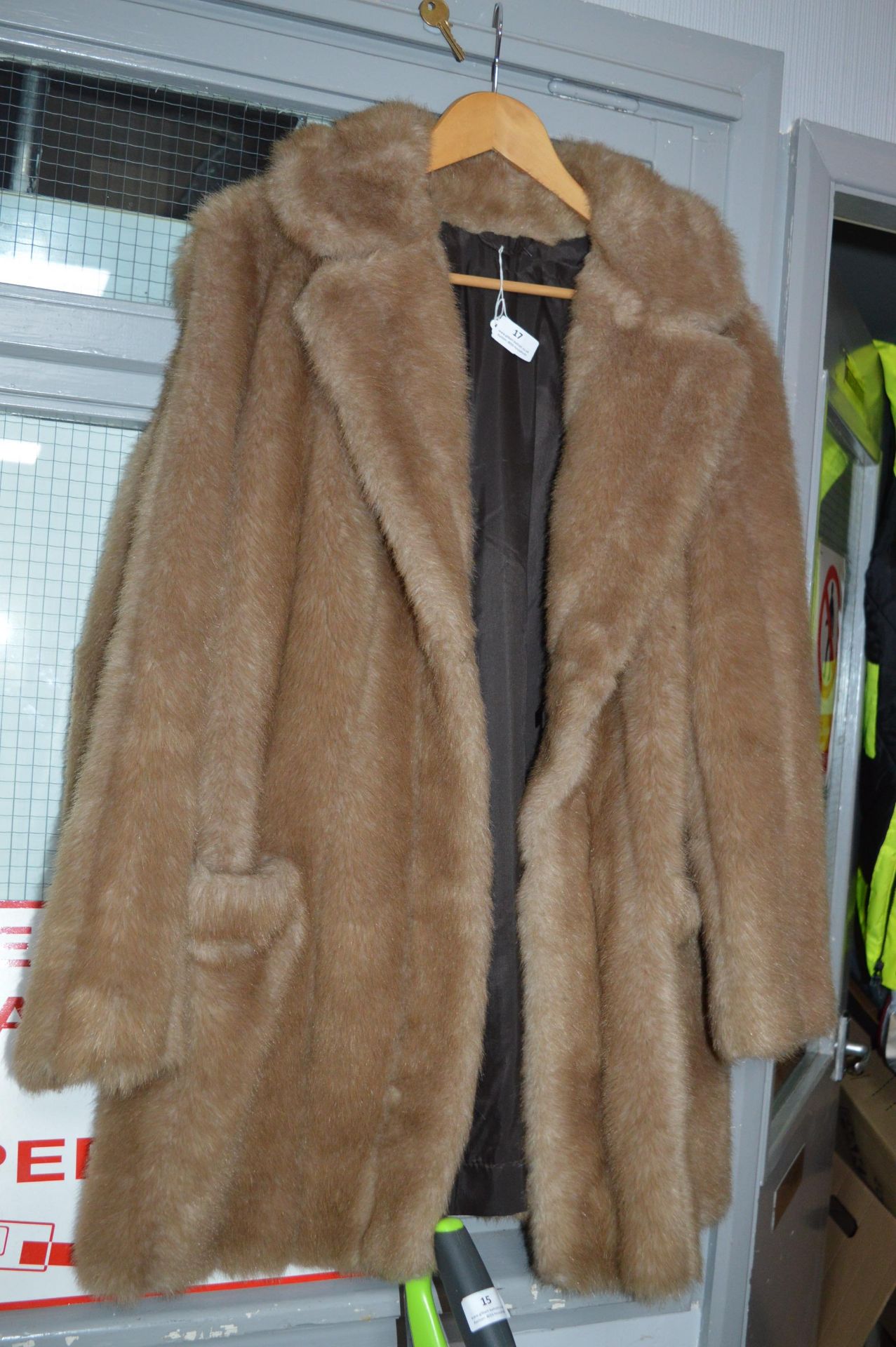 Ladies Faux Fur Coat