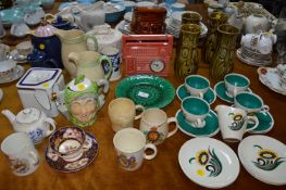 Large Assortment of Pottery Items Including Retro