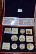 Box of British, Collectors Coins plus Banknotes etc.