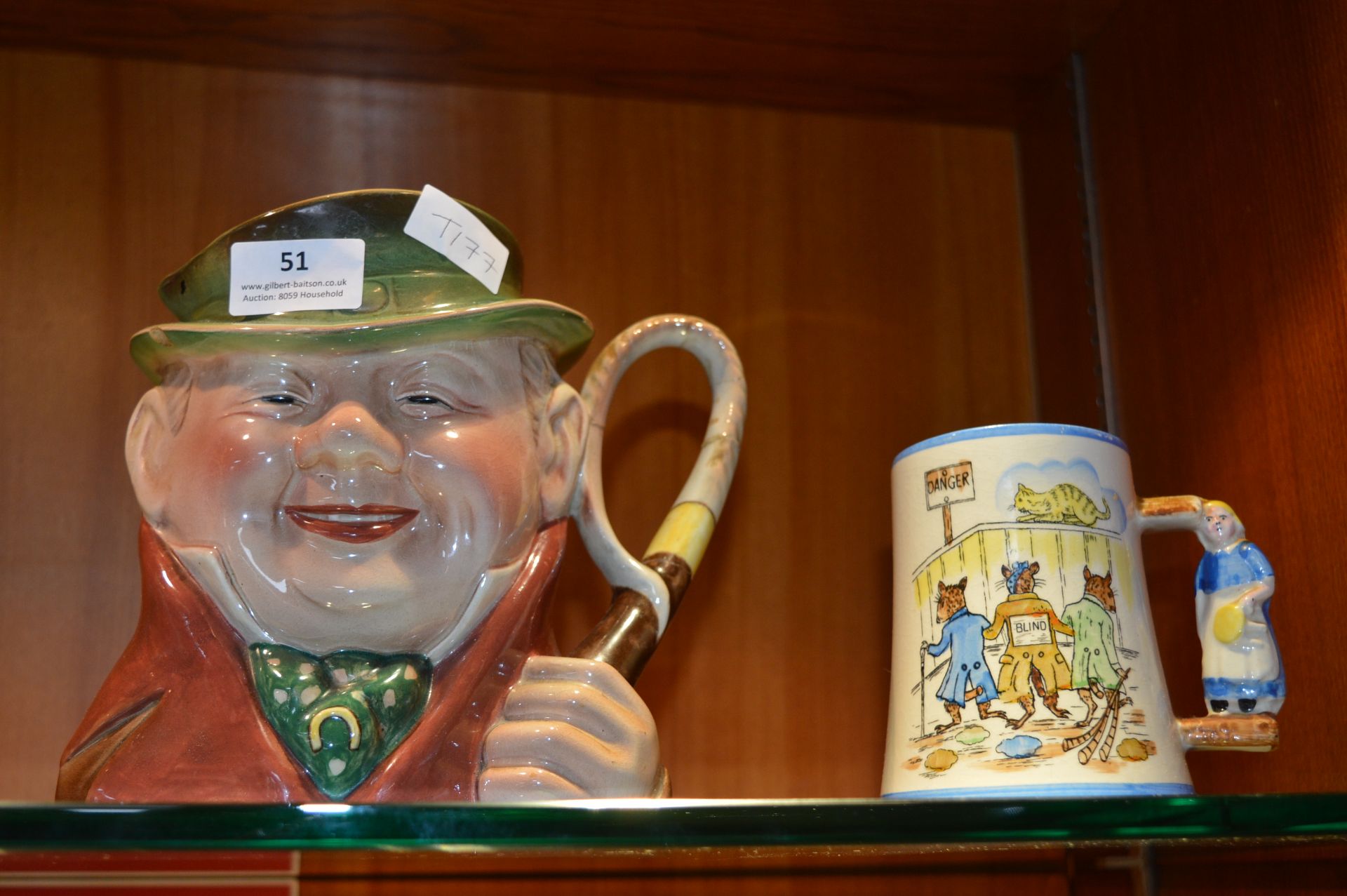 Beswick Character Jug (Some Faults) and a Tankard